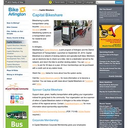 Bikesharing - BikeArlington