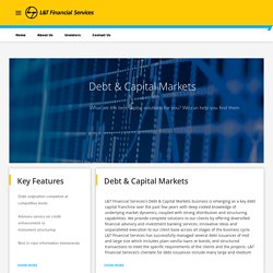 Debt & Capital Markets - L&T Financial Services, India