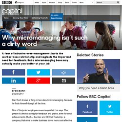 Capital - Why micromanaging isn’t such a dirty word