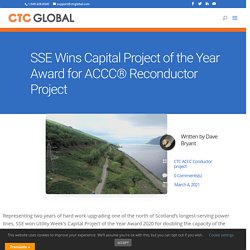 SSE won capital project of the Year Award for ACCC® Reconductor Project