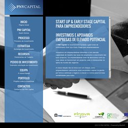 PNV CAPITAL - Start Up & Early Stage Capital para Empreendedores