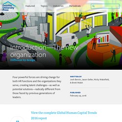 Human Capital Trends 2016: Introduction