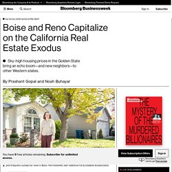 Boise and Reno Capitalize on the California Real Estate Exodus