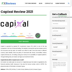 Capixal Review 2021: Is Capixal scam or safe?Detailed Overview