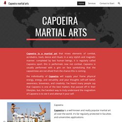 Capoeira martial arts