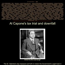 Al Capone's tax trial and downfall