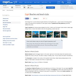 s beaches - Where to swim on Capri Italy