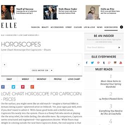 Test Compatibility for Pisces and Capricorn - Love Horoscopes on ELLE