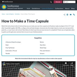 How to Make a Time Capsule