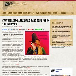 Captain Beefheart's Magic Band tour the UK : an interview