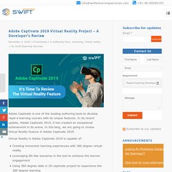 Adobe Captivate 2019 Virtual Reality Developer’s Review