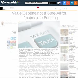 Value Capture not a Cure-All for Infrastructure Funding