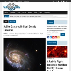 Hubble Captures Brilliant Cosmic Fireworks
