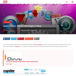 Capzles: Create A Timeline From Images & Videos