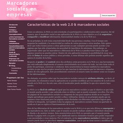 Características de la web 2.0 & marcadores sociales - Marcadores sociales en empresas