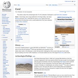 Caral - Wikipedia, the free encyclopedia - Waterfox