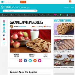 Caramel Apple Pie Cookies recipe from Pillsbury.com