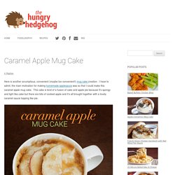Caramel Apple Mug Cake