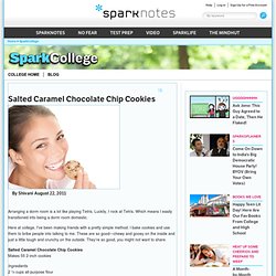 Salted Caramel Chocolate Chip Cookies - The SparkCollege Blog