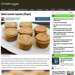 Salted caramel cupcakes [Vegan]