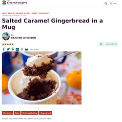 Salted Caramel Gingerbread in a Mug