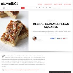 Caramel Pecan Squares Recipe