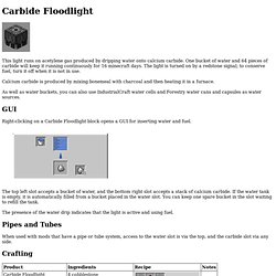 Carbide Floodlight