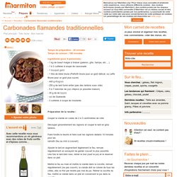 Carbonades flamandes traditionnelles : Recette de Carbonades flamandes traditionnelles