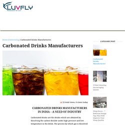 Best Carbonated Drinks Manufacturers - AIMS Beverages