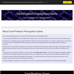 cartes couleurs symbols Card Predictor Precognition Game niv COMPLEXE