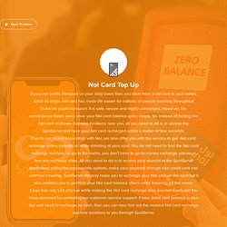 Nol Card Top up - Recharge Online