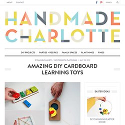 Amazing DIY Cardboard Learning Toys