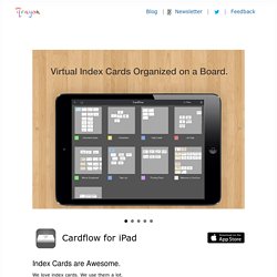 Cardflow: The Best Index Card App for the iPad