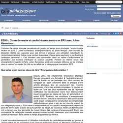 FEI10 : Classe inversée et cardiofréquencemètre en EPS avec Julien Kervedaou