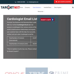 Cardiologists Mailing Database - TargetNXT