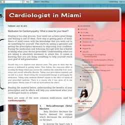 Medication for Cardiomyopathy: What is does for your Heart?