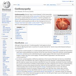 Cardiomyopathy