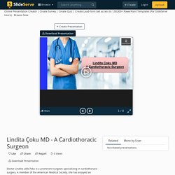 Lindita Çoku MD - A Cardiothoracic Surgeon
