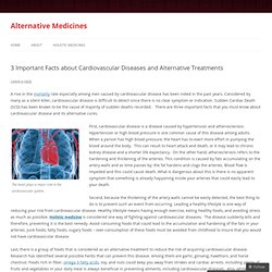 3 Important Facts about Cardiovascular Diseases and Alternative Treatments