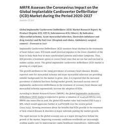 MRFR Assesses the Coronavirus Impact on the Global Implantable Cardioverter Defibrillator (ICD) Market during the Period 2020-2027 – Telegraph