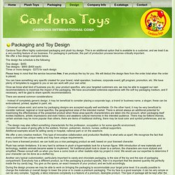 Cardona Toys - Plush Toy Design