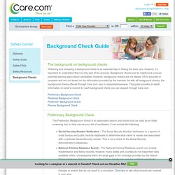 Care.com Background Checks
