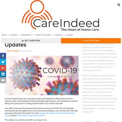 COVID-19:What role Care Indeed is playing in mitigating the effects of the virus