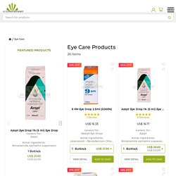 Buy Eye Products, Medicated Eye Drops