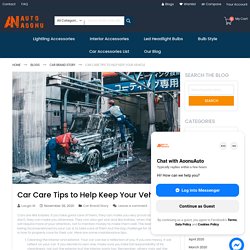 Car Care Tips to Help Keep Your Vehicle