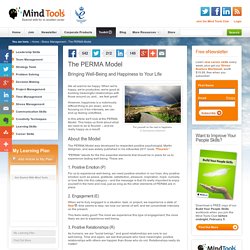 PERMA Model - Career Development from MindTools