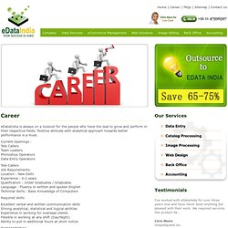 Careers at eDataIndia