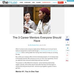 The 3 Career Mentors Everyone Should Have