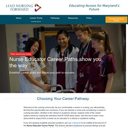 Career Paths - Lead Nursing Forward