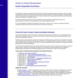 CCD Career Preparation Curriculum